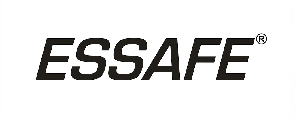 ESSAFE® logo in bold black letters on a white background