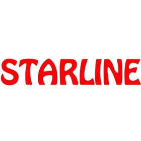 Red stylized text reading 'STARLINE' on a white background.
