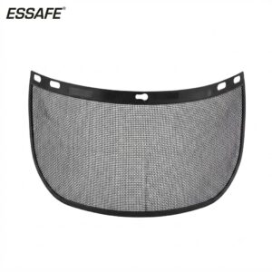 ESSAFE curved car windshield mesh sunshade with mounting holes and tabs