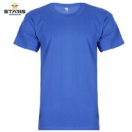 Blue short-sleeve t-shirt from Staris Workwear, plain front with no graphics.
