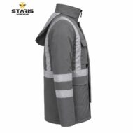 STARİŞ BONDİ KIŞLIK KAPÜŞONLU PARKA GRİ - Görsel 2