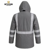 STARİŞ BONDİ KIŞLIK KAPÜŞONLU PARKA GRİ - Görsel 3