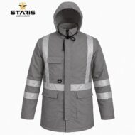 STARİŞ BONDİ KIŞLIK KAPÜŞONLU PARKA GRİ