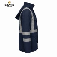 STARİŞ BONDİ KIŞLIK KAPÜŞONLU PARKA LACİVERT - Görsel 3