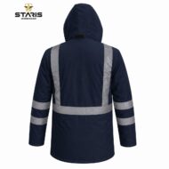 STARİŞ BONDİ KIŞLIK KAPÜŞONLU PARKA LACİVERT - Görsel 2