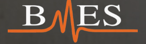 BMES logo: the letters 'BMES' with an orange heartbeat line running beneath the text.